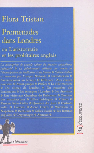 Flora Tristan - Promenades dans Londres - Ou l'Aristocratie et les prolétaires anglais.