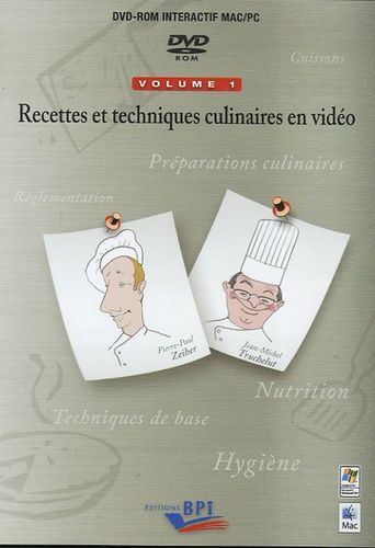 Pierre-Paul Zeiher et Jean-Michel Truchelut - Recettes et techniques culinaires en vidéo - DVD-ROM.
