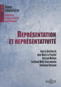 Anne-Marie Le Pourhiet et Bertrand Mathieu - Représentation et représentativité.