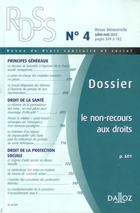 Le non-recours aux droits