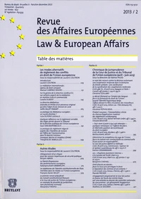 Law & European Affairs