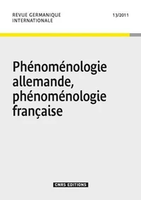 Phénoménologie allemande, phénoménologie française