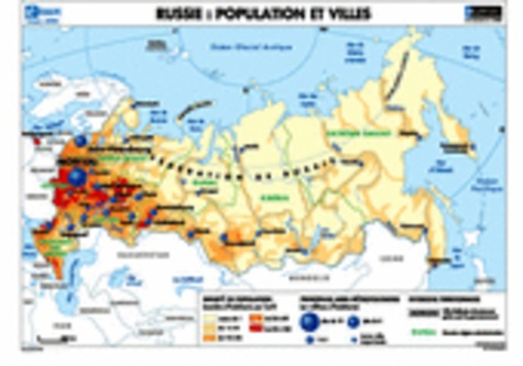  AFDEC - Russie - Population et villes / Organisation de l'espace.