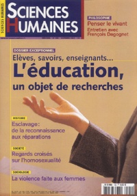 Nicolas Journet et Jean-Claude Ruano-Borbalan - Sciences Humaines N° 142 Octobre 2003 : L'éducation, un objet de recherche.