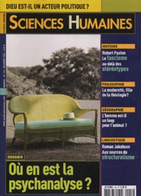 Jean-François Dortier et  Collectif - Sciences Humaines N° 155, Décembre 200 : Où en est la psychanalyse ?.