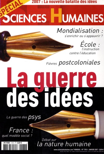 Martine Fournier - Sciences Humaines N° Spécial 178, Janv : La guerre des idées.