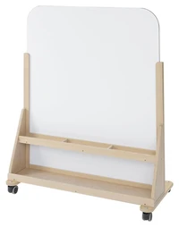 Tableau blanc mobile magnétique double face