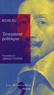  Richelieu - Testament politique.