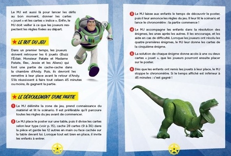 Toy Story : Mais où sont passés les jouets ?. Avec 40 cartes, 1 poster