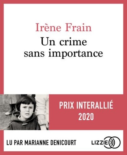 Un crime sans importance  avec 1 CD audio MP3