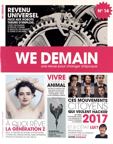We Demain N° 14, Juin 2016. de Jean-Louis Marzorati - Livre - Decitre