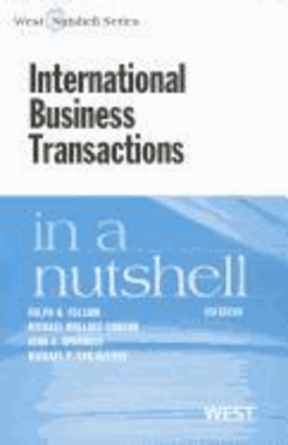 International Business Transactions in a Nutshell.