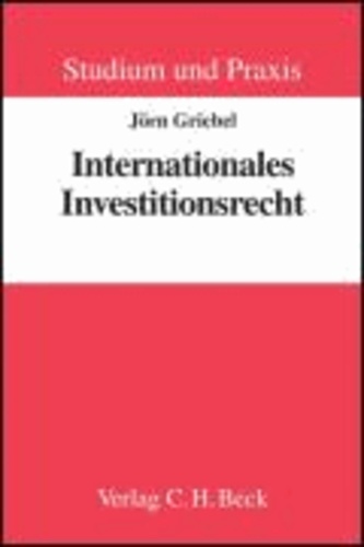 Internationales Investitionsrecht.