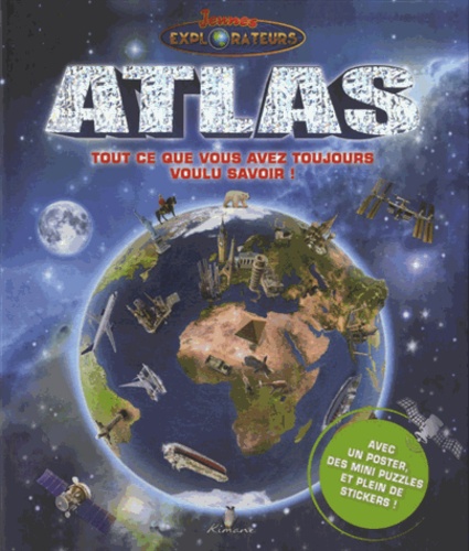  InTexte - Atlas - Avec un poster, des mini puzzles et plein de stickers !.