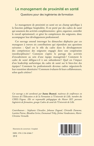 Le management de proximité en santé. Questions pour des ingénieries de formation