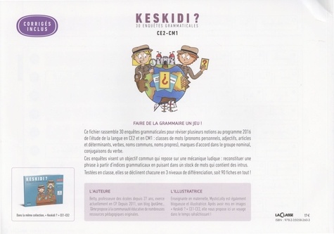 Keskidi ? CE2-CM1. 30 enquêtes grammaticales