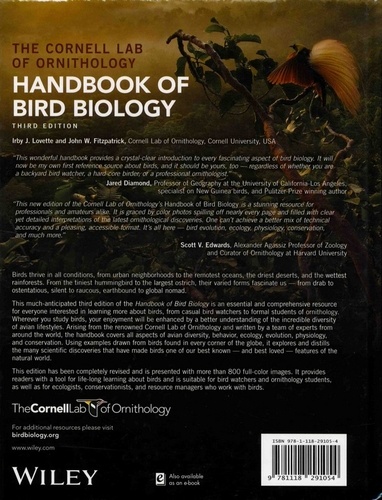 Handbook of Bird Biology. The Cornell Lab of Ornithology 3rd edition