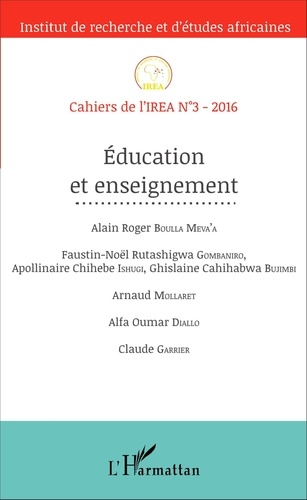  IREA - Cahiers de l'IREA N° 3/2016 : Education et enseignement.