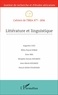 IREA - Cahiers de l'IREA N° 7 : Littérature et linguistique.