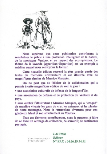 Lo ventor deis "enfants de Bédoin". Textes en français et en provençal  édition revue et corrigée