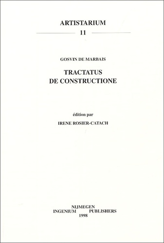 Irène Rosier-Catach - Tractatus de constructione - Gosvin de Marbais.