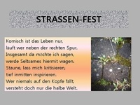 Irene Steinbach - Straßen-Fest - Eindrücke der Verwegenheit.
