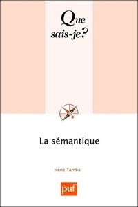 Irène Tamba - La sémantique.