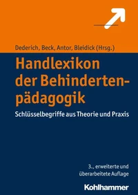 Handlexikon der Behindertenpädagogik