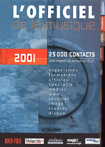  IRMA - L'officiel de la musique 2001.