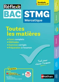 Toutes mles matières Bac STMG Mercatique Terminale + Spécialités de 1re