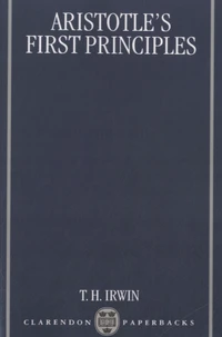 Aristotle's First Principles