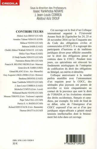 Code des obligations civiles et commerciales du Sénégal (C.O.C.C) : cinquante ans après. Tome 1