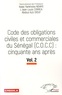 Isaac Yankhoba Ndiaye et Joseph Jean-Louis Correa - Code des Obligations civiles et commerciales du Sénégal (C.O.C.C) : cinquante ans après - Volume 2.