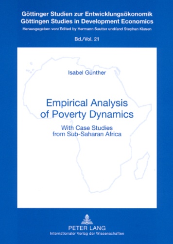 Isabel Günther - Empirical Analysis of Poverty Dynamics - With Case Studies from Sub-Saharan Africa.