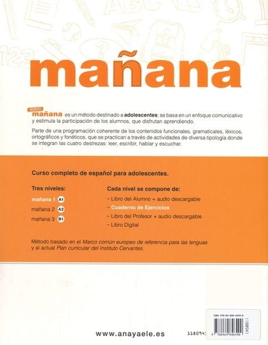 Nuevo mañana 1 Español Lengua Extranjera. Cuaderno de ejercicios A1