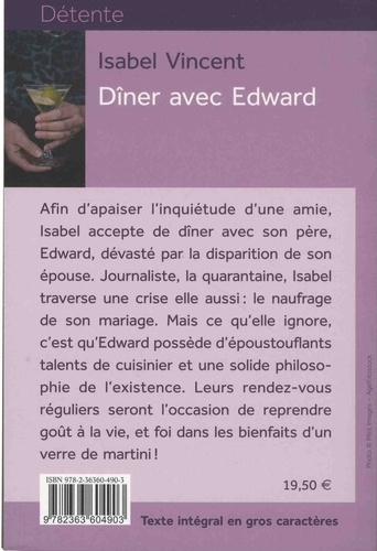 Dîner avec Edward. Histoire d'une amitié inattendue Edition en gros caractères