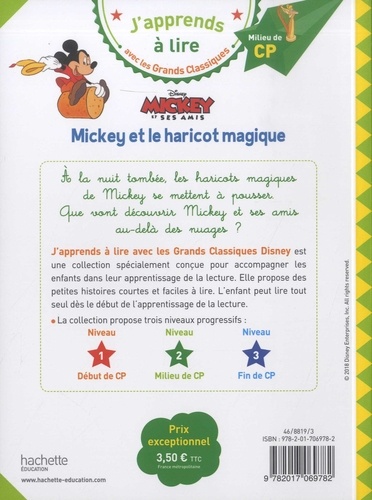 Mickey et le haricot magique. Milieu de CP, niveau 2