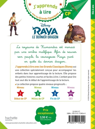 Raya et le dernier dragon. Milieu de CP, niveau 2