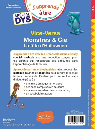 Vice-Versa - Monstres & Cie. La fête d'Halloween Adapté aux dys