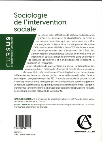 Sociologie de l'intervention sociale 2e édition