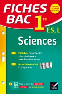 Fiches BAC 1re ES, L, Sciences