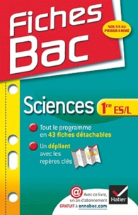 Isabelle Bednarek-Maitrepierre et Alain Le Grand - Fiches Bac Sciences 1re ES / L.