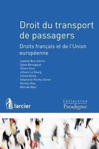 Isabelle Bon-Garcin - Droit du transport de passagers - Droits français et de l'Union européenne.