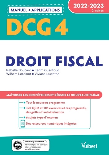 Droit fiscal DCG 4  Edition 2022-2023