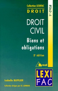 Isabelle Bufflier - Droit Civil - Biens et obligations.