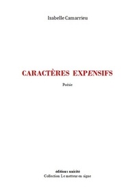 Isabelle Camarrieu - Caractères expensifs.