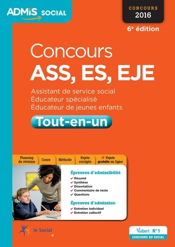 Concours ASS, ES, EJE Tout-en-un 6e édition - Occasion