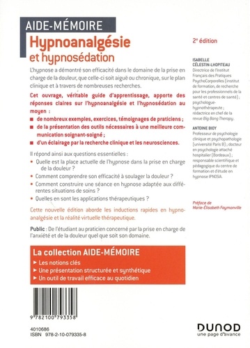 Hypnoanalgésie et hypnosédation en 45 notions 2e édition