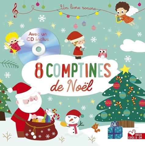8 comptines de Noël  avec 1 CD audio