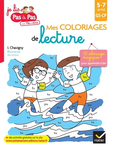 Isabelle Chavigny et Marie-Hélène Van Tilbeurgh - Mes coloriages de lecture GS-CP.